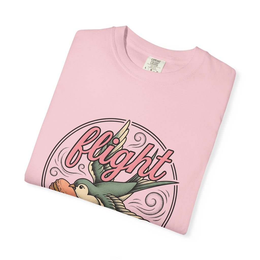Cute Bird Confection T-Shirt Desserts Sweets Gift Women Old School T-Shirt Pastry T-Shirt Treat Fan Vintage T-Shirt Candy Graphic Line Art Twists