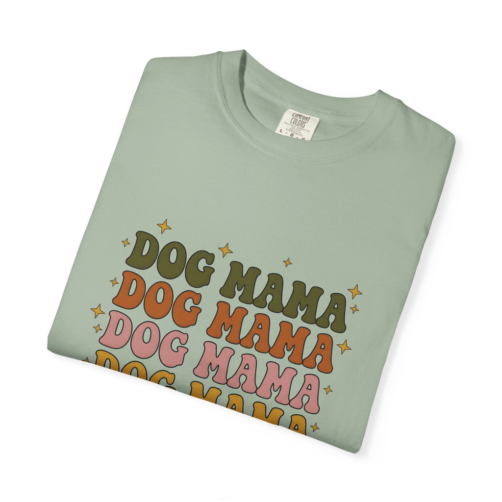 Old School Font T-Shirt Dog Mom Fauna Gift Women Retro T-Shirt Typography T-Shirt Dog Mom Fan Vintage T-Shirt Wildlife Graphic Funky Shining T-Shirt