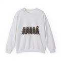Raccoon Pack Sweatshirt Christmas Wildlife Gift Women Comic Sweatshirt Trash Panda Sweatshirt Xmas Fan Cartoon Sweatshirt Animal Graphic Retro Holiday Lights