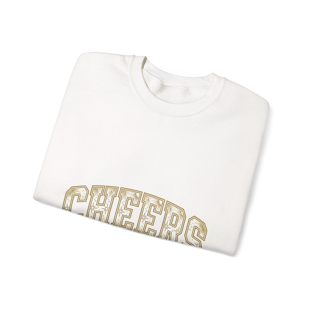 Festive Lettering Holiday Gathering Gift Cheerful Typography Christmas Fan Hand Lettering Party Sweatshirt