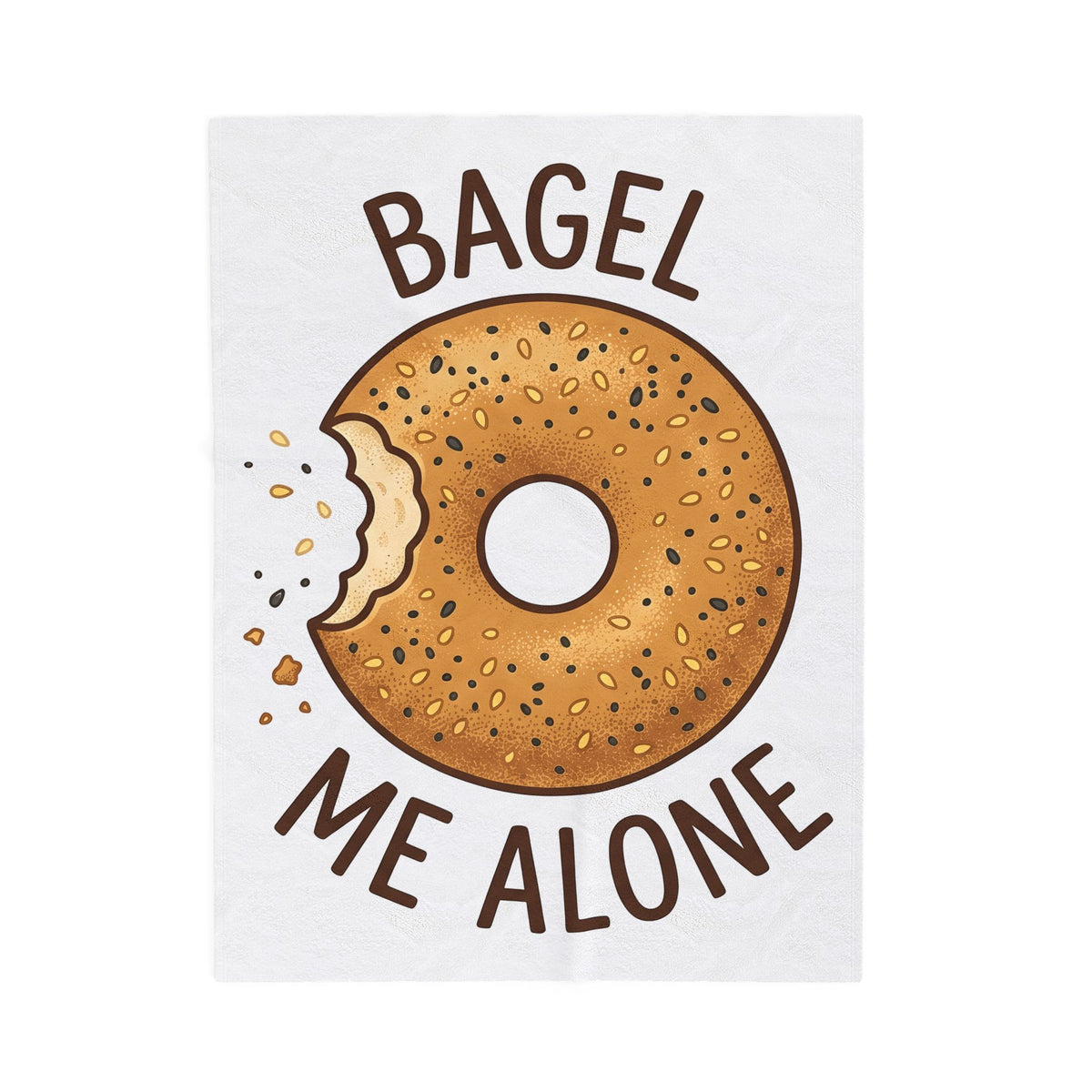 Bagel Desserts Morning Gift Doodle Bagel Pastry Fan Hand Drawn Breakfast Old School Blanket