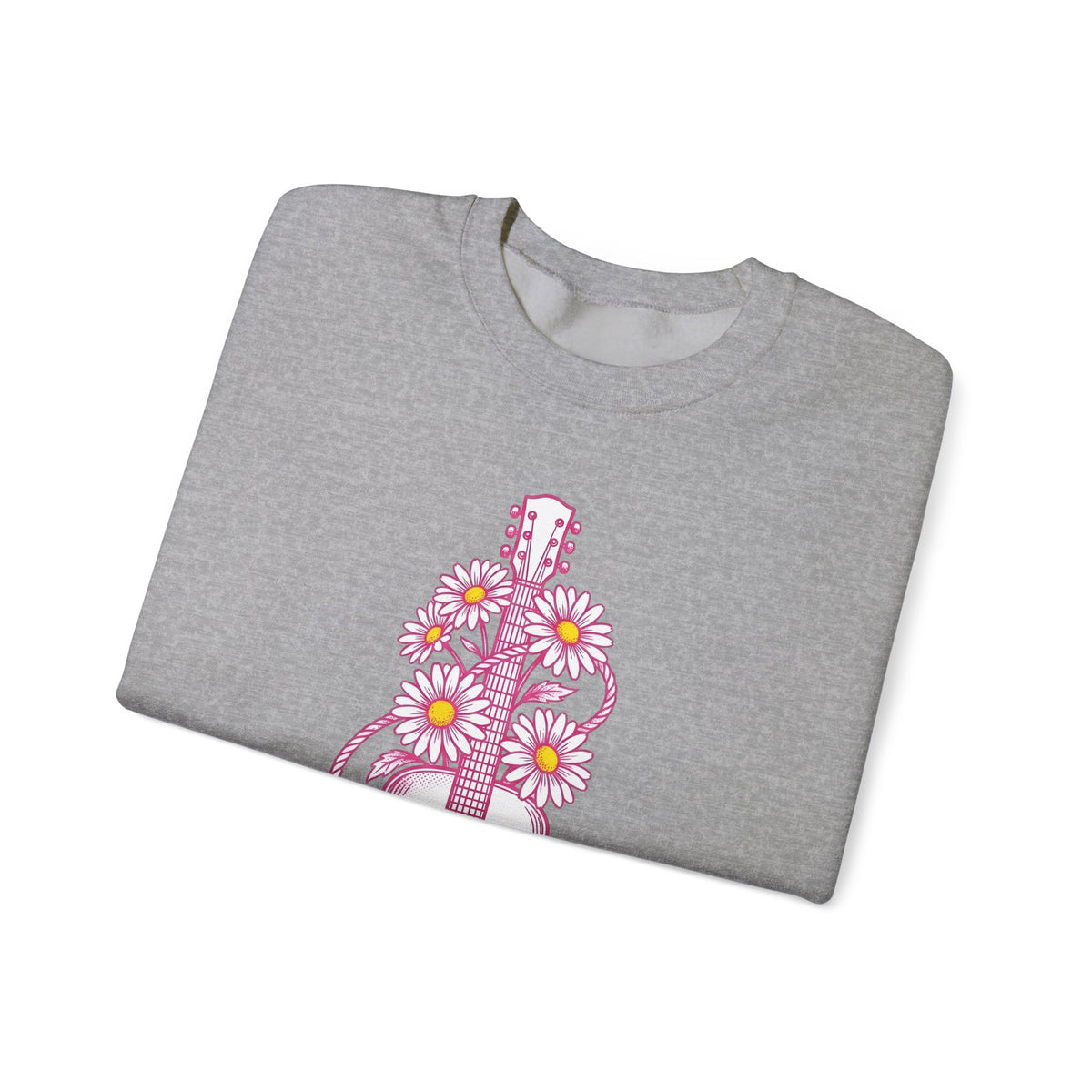 Guitar Bouquet Sweatshirt Cowgirl Cowboy Gift Women Rustic Sweatshirt Flower Arrangement Sweatshirt Rodeo Fan Country Sweatshirt Cowpoke Graphic Retro Twine