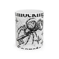 Spider Pendant Mug Halloween Magic Gift Women Spooky Mug Spider Necklace Mug Horror Fan Creepy Art Mug Mystical Graphic Sketch