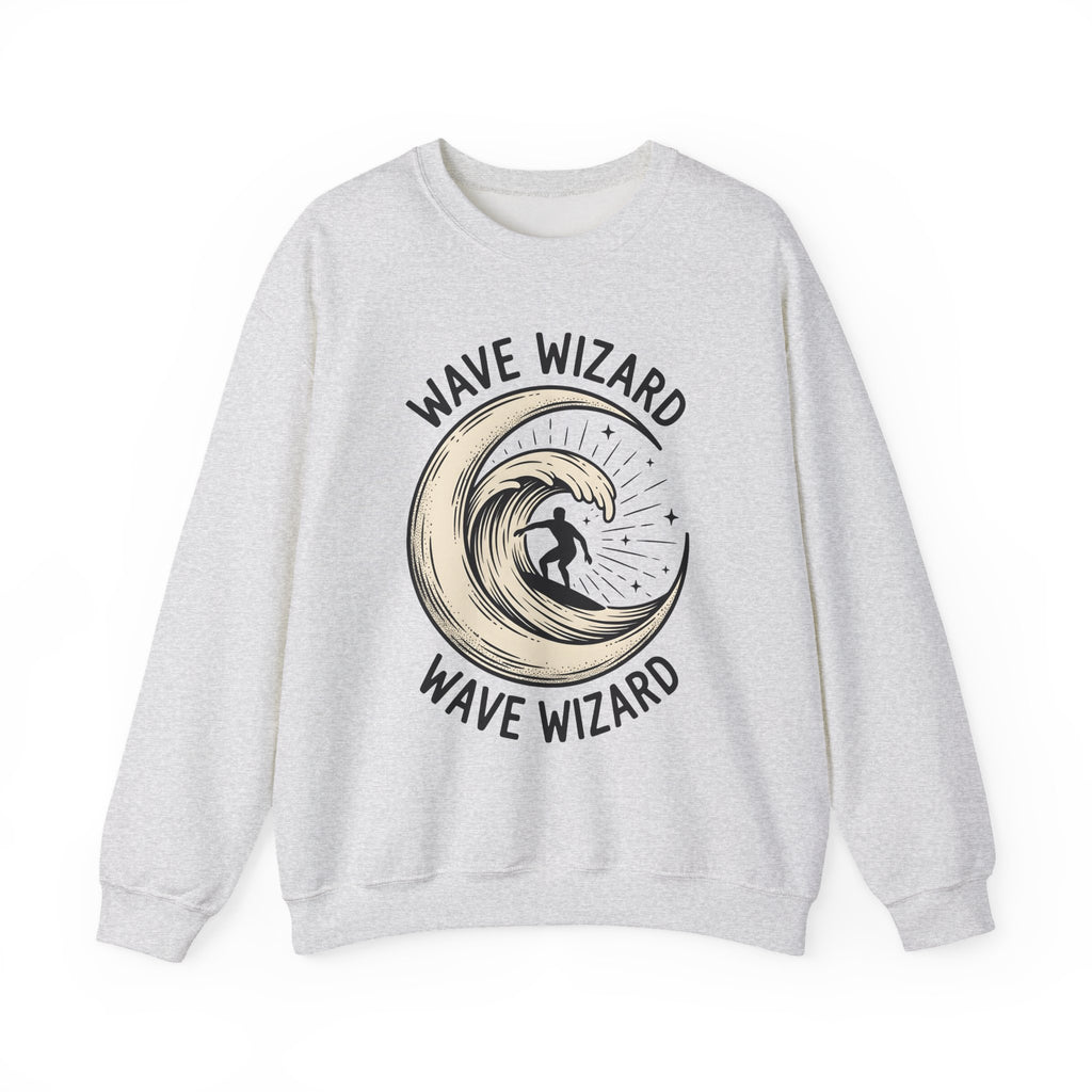 Surf Break Sweatshirt Surfing Coast Gift Women Hand Drawn Sweatshirt Wave Sweatshirt Surfer Fan Beach Graphic Illustration Line Art Star Motifs Sweatshirt