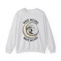 Surf Break Sweatshirt Surfing Coast Gift Women Hand Drawn Sweatshirt Wave Sweatshirt Surfer Fan Beach Graphic Illustration Line Art Star Motifs Sweatshirt