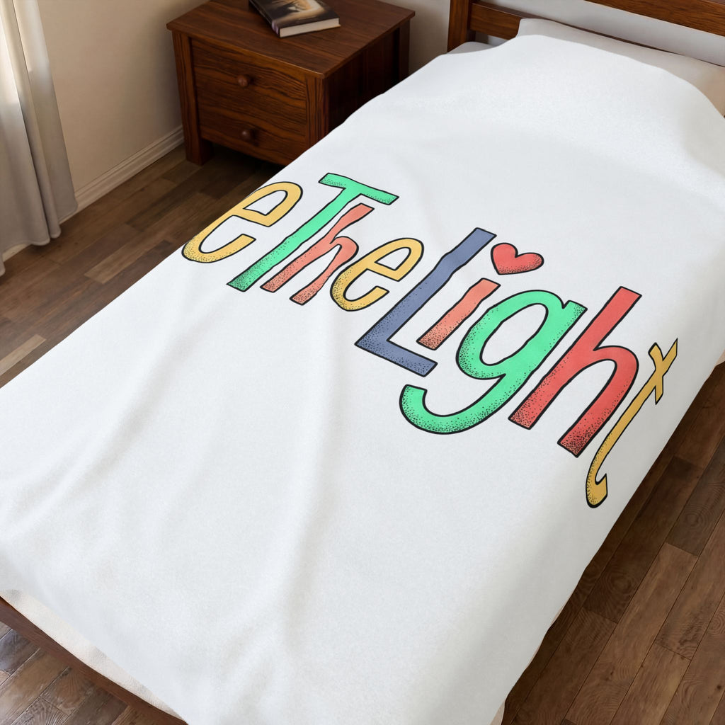 Colorful Font Blanket Nurses Uplift Gift Women Cartoon Blanket Typography Blanket Educator Enthusiast Comic Blanket Inspirational Graphic Nostalgic