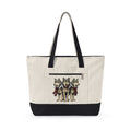 Wolf Trio Tote Bag Christmas Animal Gift Women Hand Drawn Tote Bag Pack Tote Bag Xmas Fan Illustrated Tote Bag Creature Graphic Vintage Scarf Tote Bag