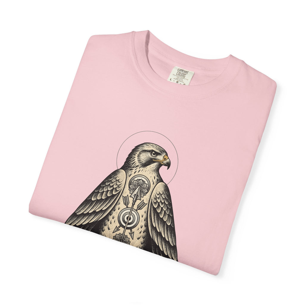 Eagle Design T-Shirt Sports Wildlife Gift Women Tribal T-Shirt Bald Eagle T-Shirt Athlete Fan Native T-Shirt Wildlife Graphic Classic Spear T-Shirt