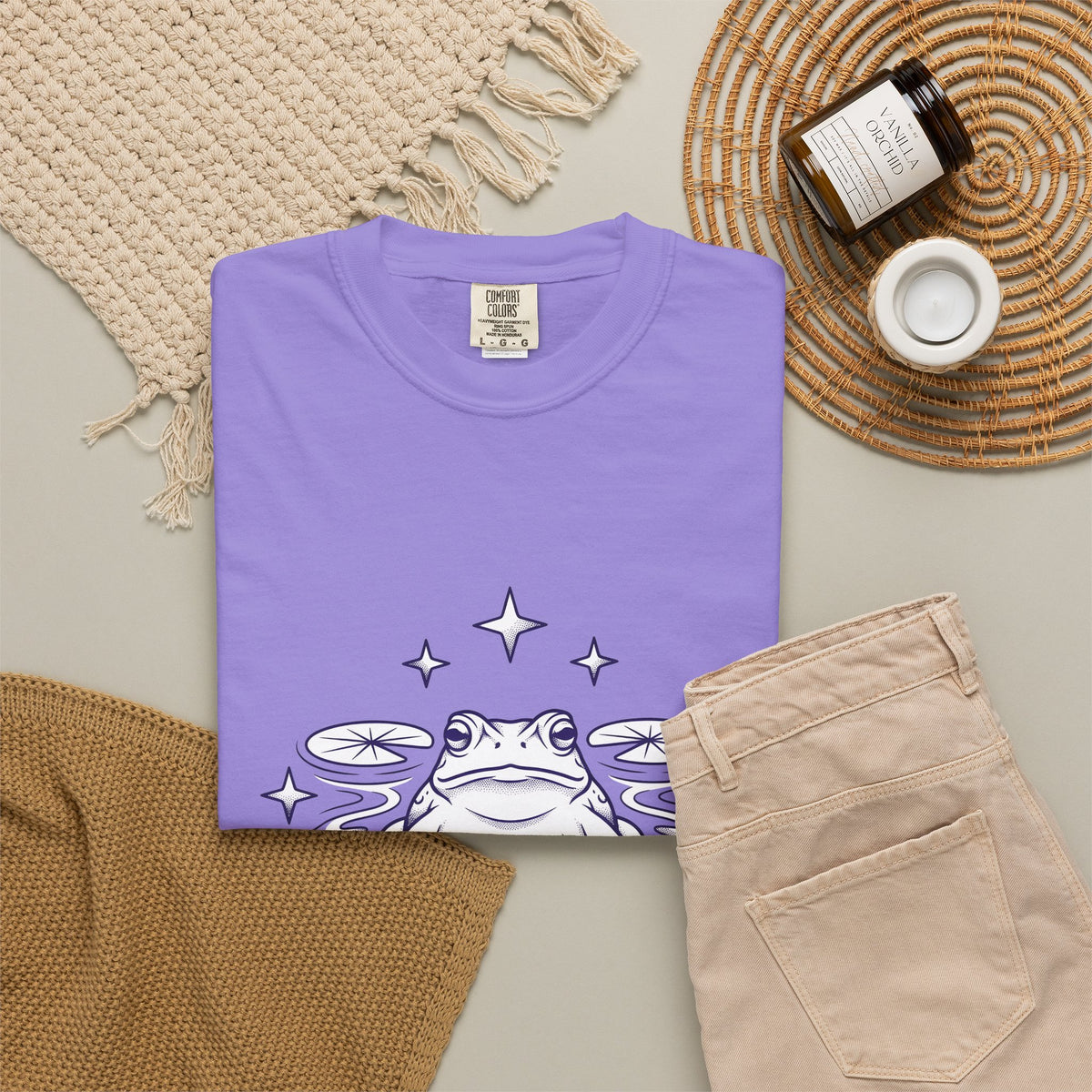 Frog Lotus Bloom T-Shirt Boho Chic Wellness Gift Women Gypsy T-Shirt Toad T-Shirt Bohemian Enthusiast Bohemian T-Shirt Mindful Graphic Classic