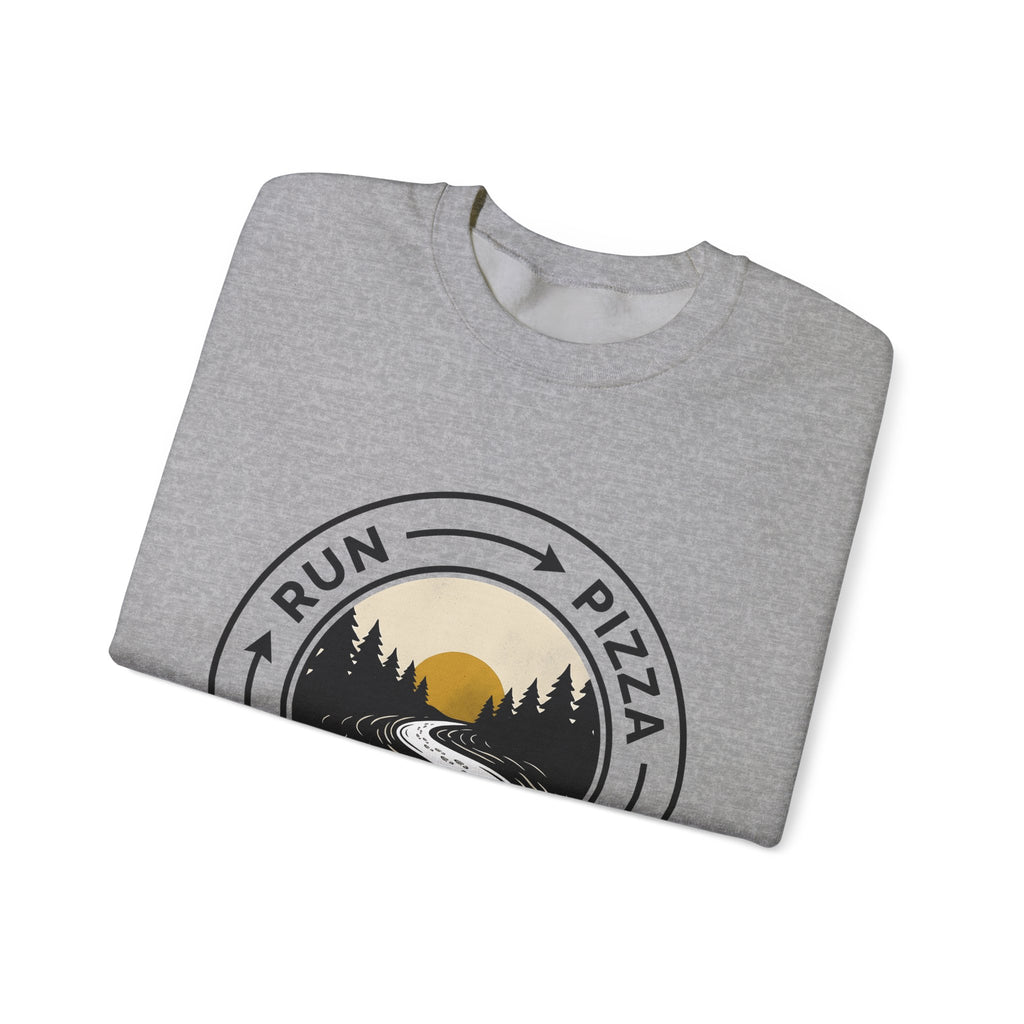 Hiking Trail Sports Jogging Gift Sketch Trail Athlete Enthusiast Drawing Runner Cartoon Sweatshirt