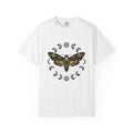 Night Moth T-Shirt Halloween Witchcraft Gift Women Horror T-Shirt Moth T-Shirt Halloween Fan Spooky T-Shirt Occult Graphic Classic Moon Cycle