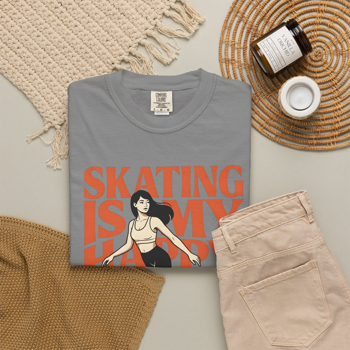 Roller Skater T-Shirt Sports Fitness Gift Women Bold Graphic T-Shirt Sk8er T-Shirt Athlete Enthusiast Graphic Design Gym Graphic Vintage Retro