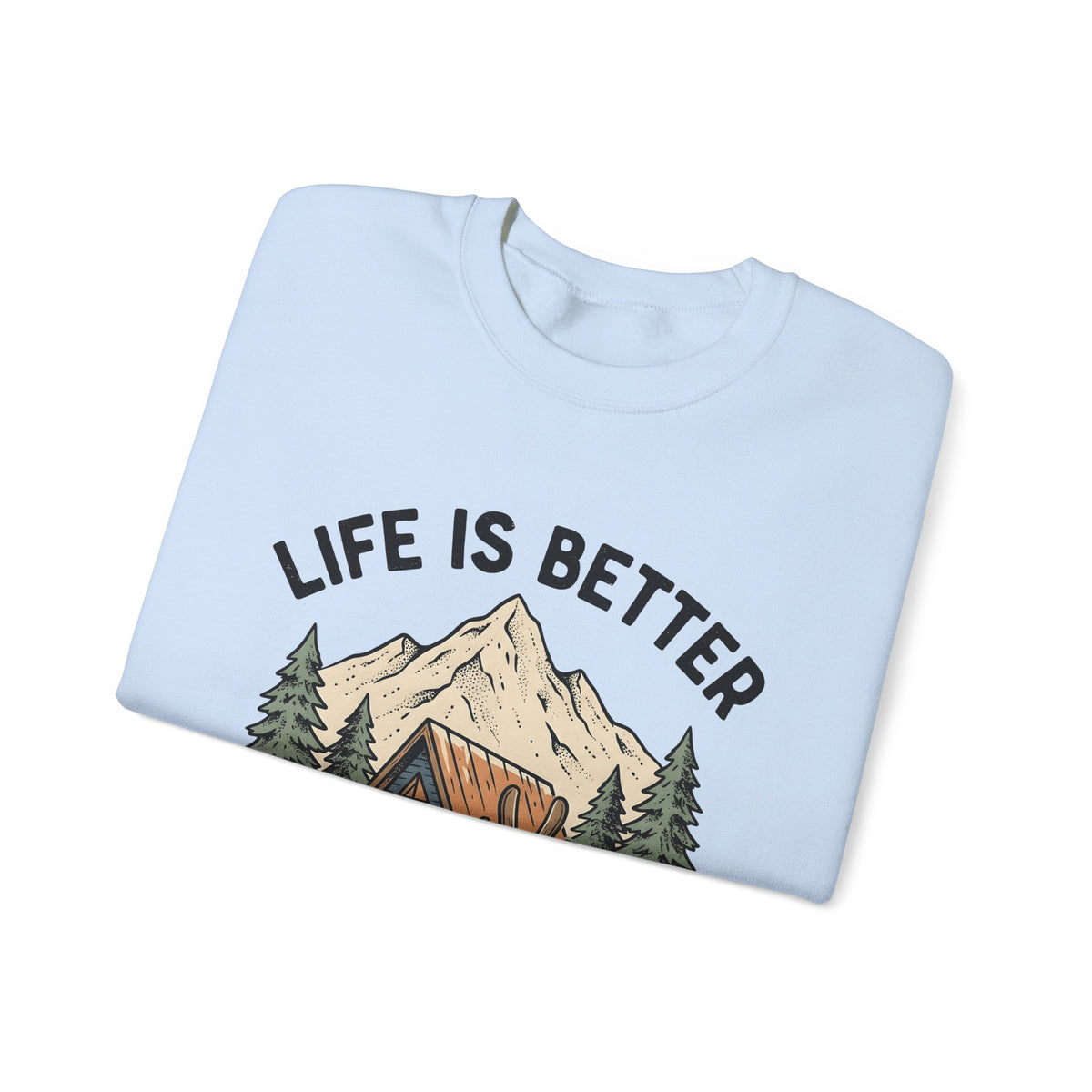 Ski Lodge Sweatshirt Skiing Exploration Gift Women Retro Sweatshirt Lodge Sweatshirt Skier Enthusiast Vintage Sweatshirt Adventure Graphic Sketch Peaks Sweatshirt