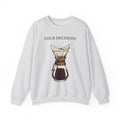 Coffee Carafe Sweatshirt Coffee Foodie Gift Women Hand Drawn Sweatshirt Carafe Sweatshirt Coffee Fan Illustrated Graphic Coffee Enthusiast Vintage Steam