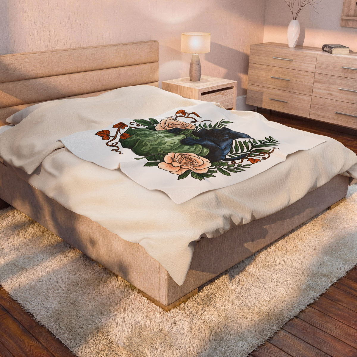 Black Labrador Dog Blanket Halloween Pet Gift Women Old School Blanket Labrador Blanket Halloween Fan Vintage Blanket Dog