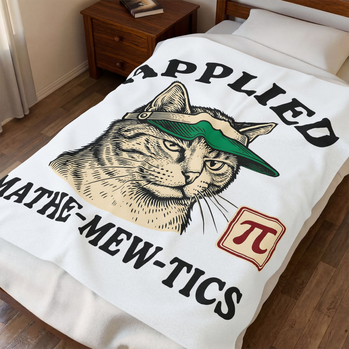 Kitty Art Blanket Cat Calculus Gift Women Throwback Blanket Cat Blanket Cat Fan Vintage Blanket Math Graphic Sketch Art Goggles Blanket