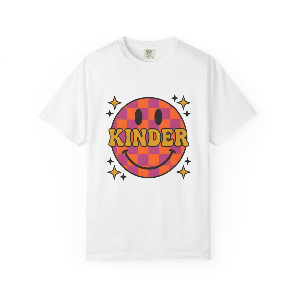 Grin Icon Teachers Inspiration Gift Nostalgic Smiley Educator Enthusiast Vintage Motivational T-Shirt