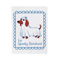 Dachshund Ghost Halloween Dog Gift Cartoon Wiener Blanket