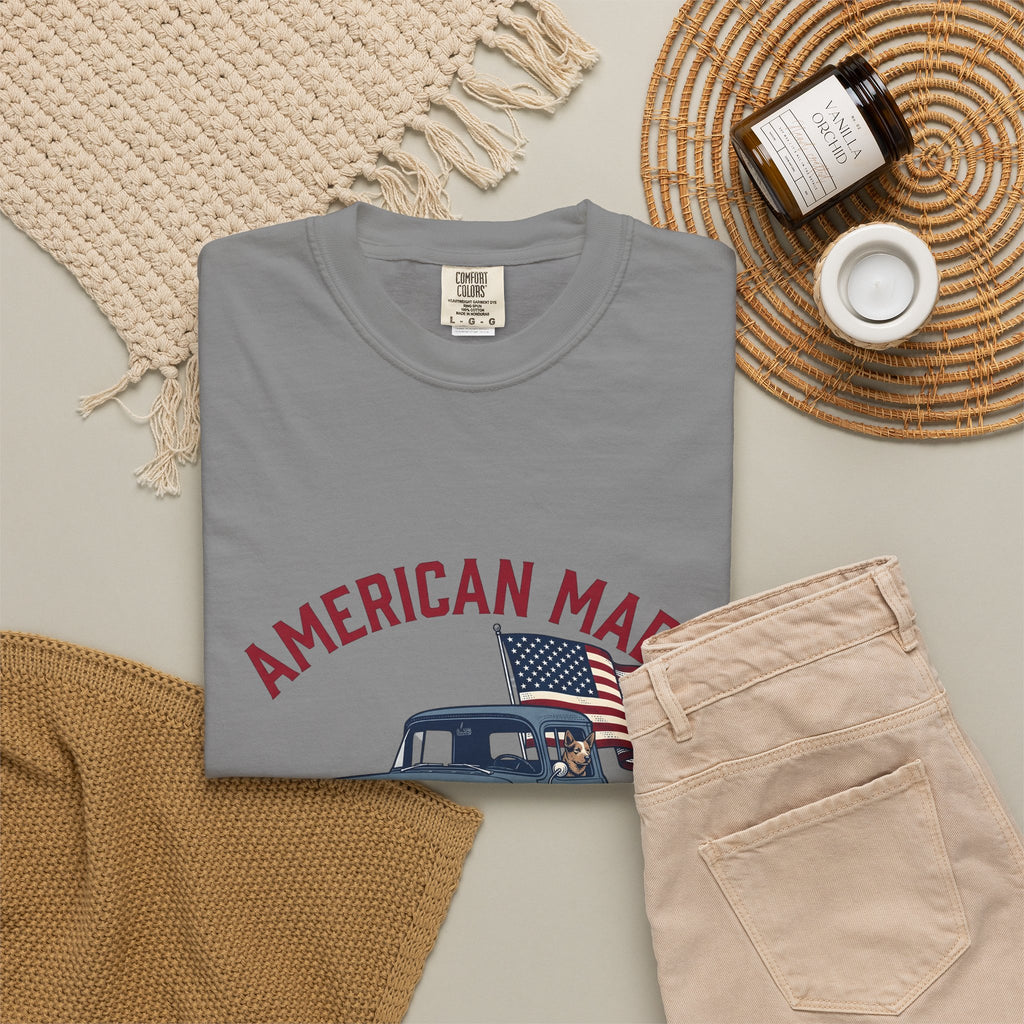 Classic Truck America 4Th Of July Independence Gift Vintage Lorry Patriot Enthusiast Retro Liberty T-Shirt