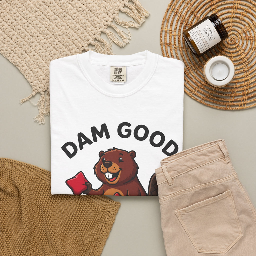 Beaver Icon T-Shirt Cornhole Comedy Gift Women Cartoonish T-Shirt Beaver T-Shirt Cornhole Fan Funny T-Shirt Humor Graphic Dynamic Toss T-Shirt T-Shirt