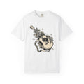 Blossom Guitar T-Shirt Floral Melody Gift Women Illustrative T-Shirt Guitar T-Shirt Flower Fan Illustrated T-Shirt Harmony Graphic Old School Star