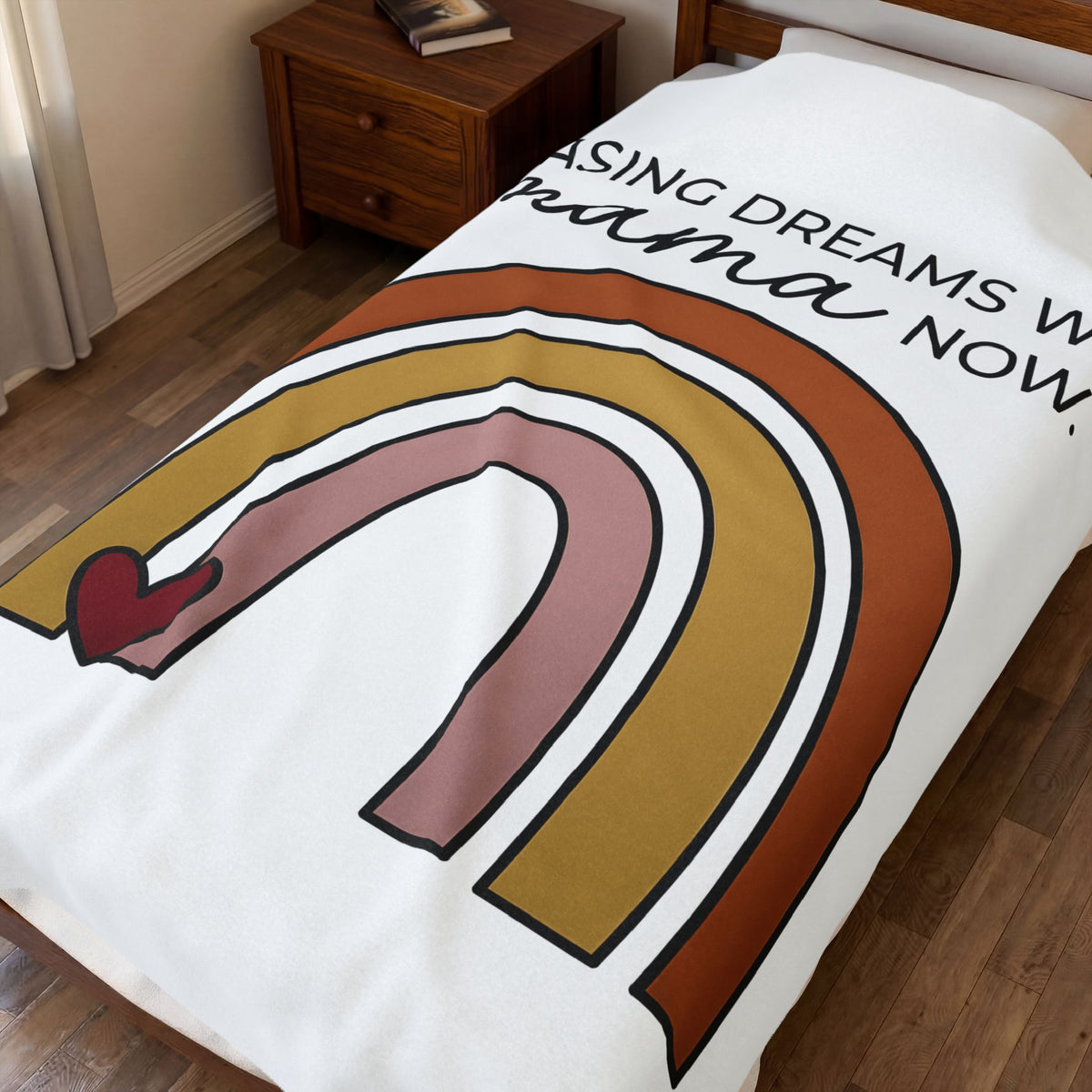 Rainbow Design Blanket Moms Household Gift Women Hippie Blanket Colorful Blanket Mom Enthusiast Boho Blanket Home Graphic Simple Love Symbol Blanket