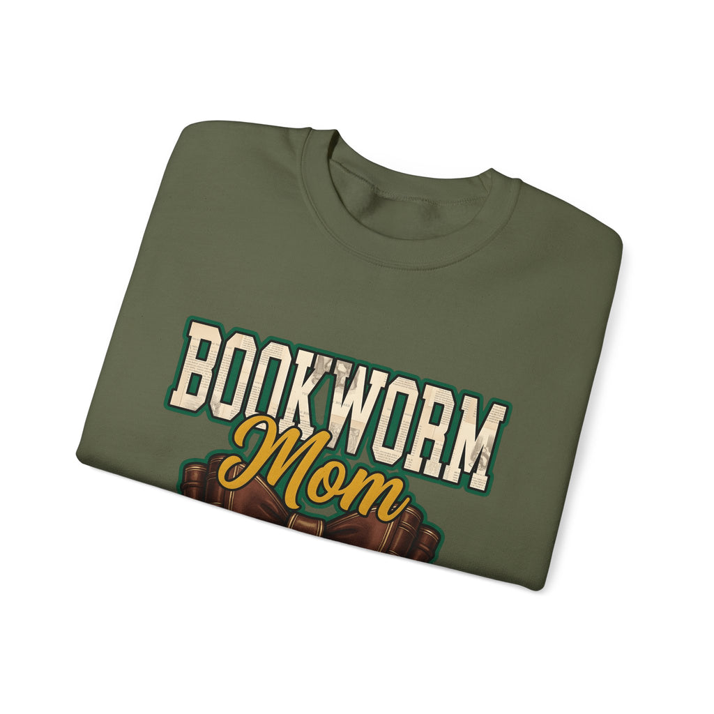 Book Bow Sweatshirt Moms Reading Gift Women Bold Graphic Sweatshirt Bookmark Sweatshirt Mother Fan Graphic Design Book Illustration Retro Stacked Books