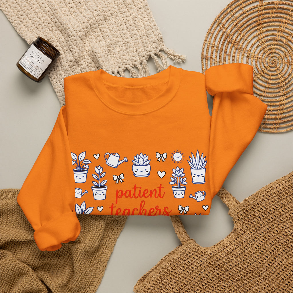 Adorable Succulents Sweatshirt Teacher Thankfulness Gift Women Sketch Sweatshirt Succulent Sweatshirt Educator Enthusiast Drawing Sweatshirt Gratitude Graphic