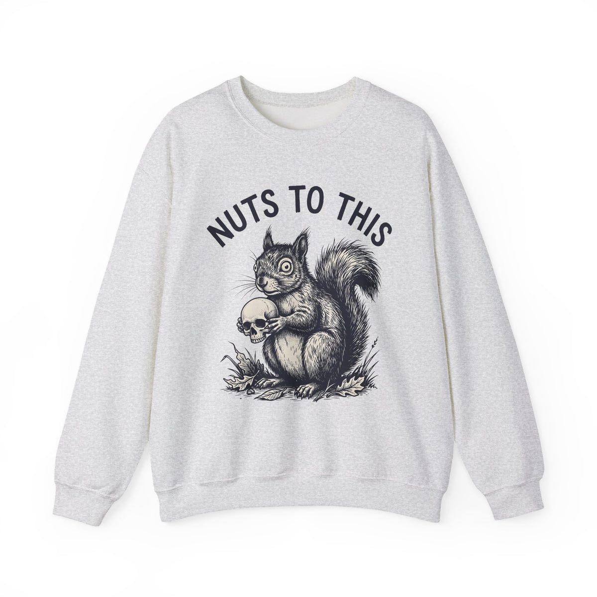 Chipmunk Skeleton Sweatshirt Halloween Nature Gift Women Creepy Sweatshirt Rodent Sweatshirt Spooky Fan Squirrel Graphic Sweatshirt Classic Maple Leaves Sweatshirt
