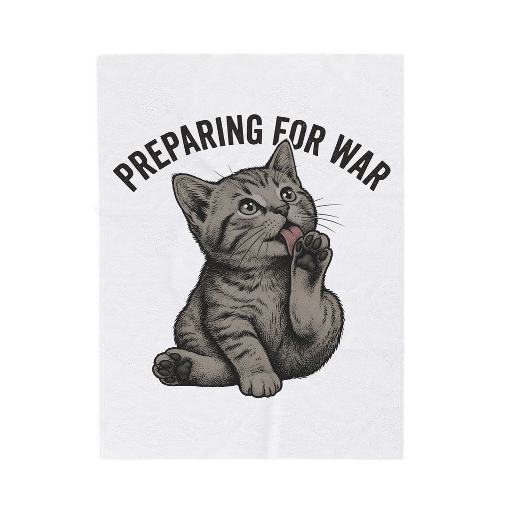 Striped Cat Cat Jokes Gift Sketch Tabby Cat Feline Fan Drawing Retro Claw Blanket