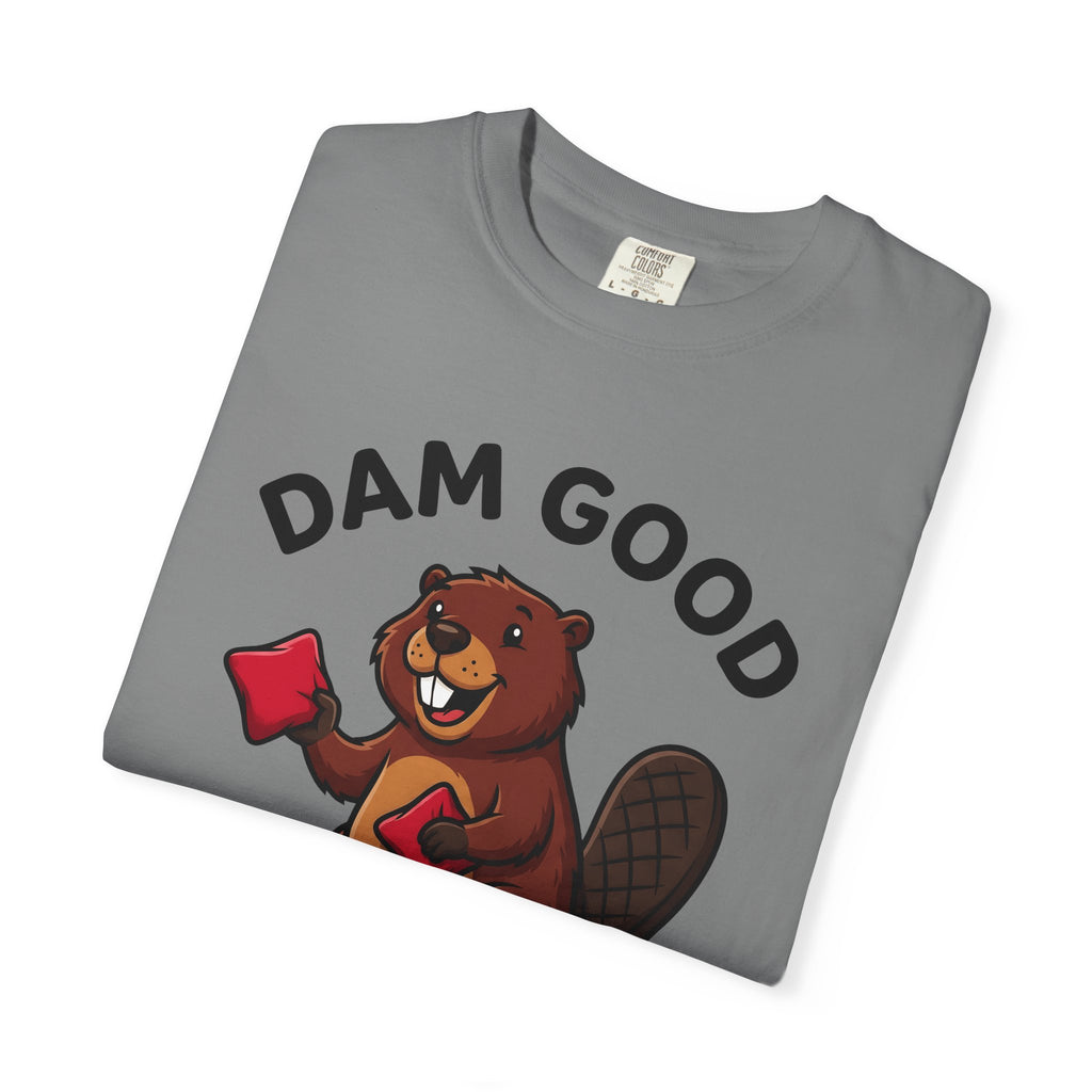 Beaver Icon T-Shirt Cornhole Comedy Gift Women Cartoonish T-Shirt Beaver T-Shirt Cornhole Fan Funny T-Shirt Humor Graphic Dynamic Toss T-Shirt T-Shirt