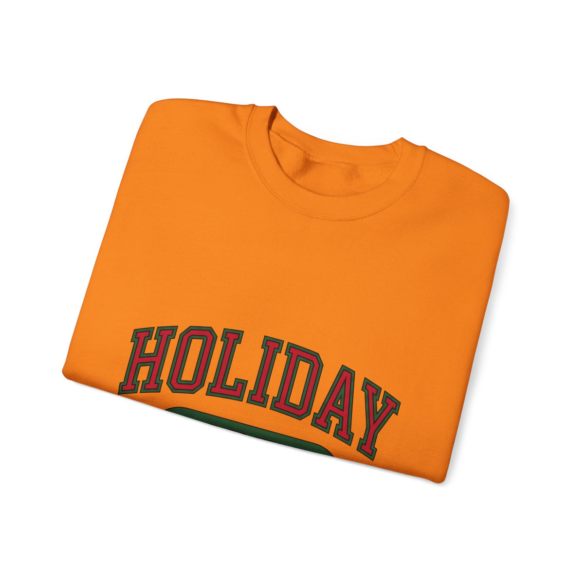 Bold College Font Holiday Christmas Decor Gift Merry Typography Christmas Fan Festive Christmas Sweatshirt