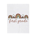 Rainbow Graphic Blanket Teachers Classroom Gift Women Boho Blanket Spectrum Blanket Educator Enthusiast Hippie Blanket School Design Minimalist