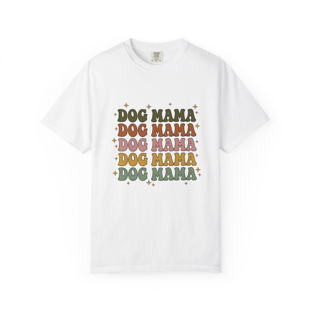 Old School Font T-Shirt Dog Mom Fauna Gift Women Retro T-Shirt Typography T-Shirt Dog Mom Fan Vintage T-Shirt Wildlife Graphic Funky Shining T-Shirt