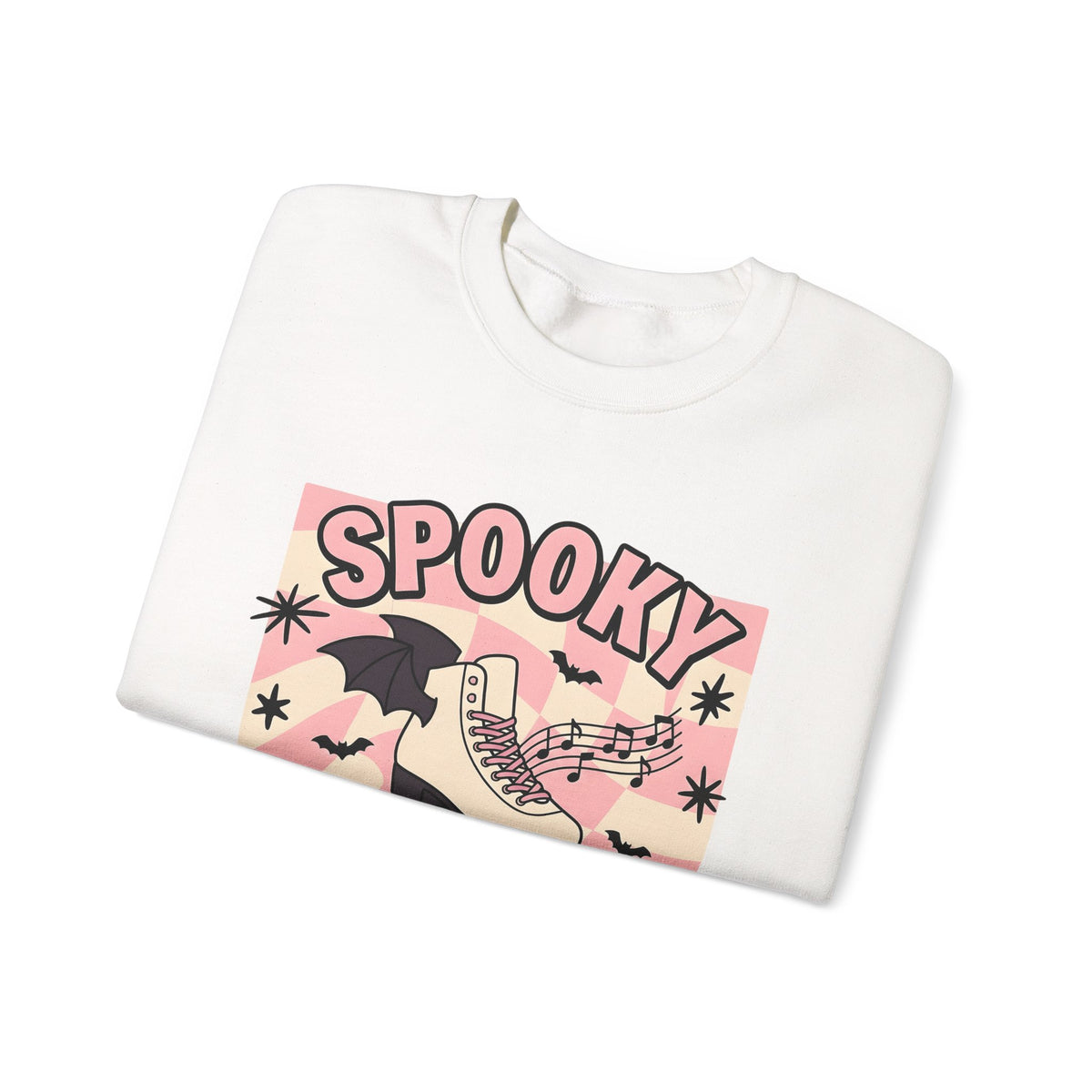 Roller Skate Bat Sweatshirt Halloween Sports Gift Women Line Art Sweatshirt Roller Derby Sweatshirt Horror Fan Skate Graphic Athlete