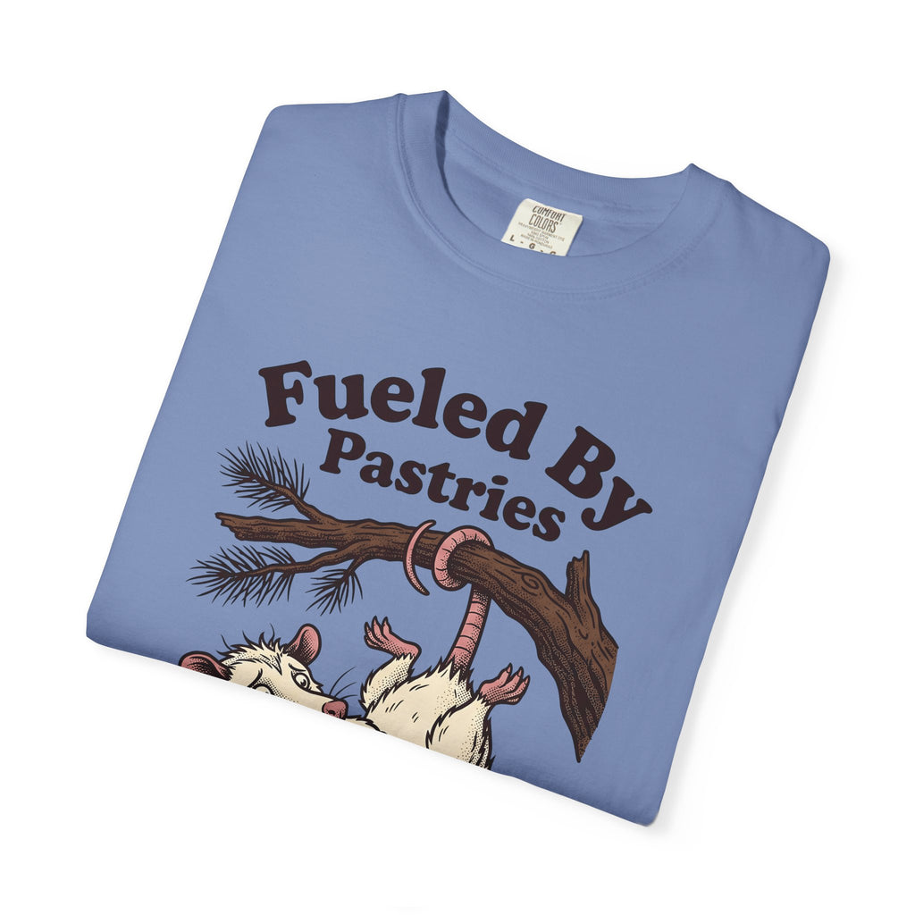 Possum Pastry T-Shirt Desserts Joke Gift Women Animation T-Shirt Pastry T-Shirt Dessert Fan Cartoon T-Shirt Pun Graphic Classic Branch T-Shirt