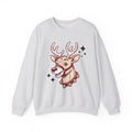 Reindeer Head Sweatshirt Christmas Wildlife Gift Women Antique Sweatshirt Caribou Sweatshirt Xmas Fan Reindeer Graphic Sweatshirt Classic Jingles Sweatshirt
