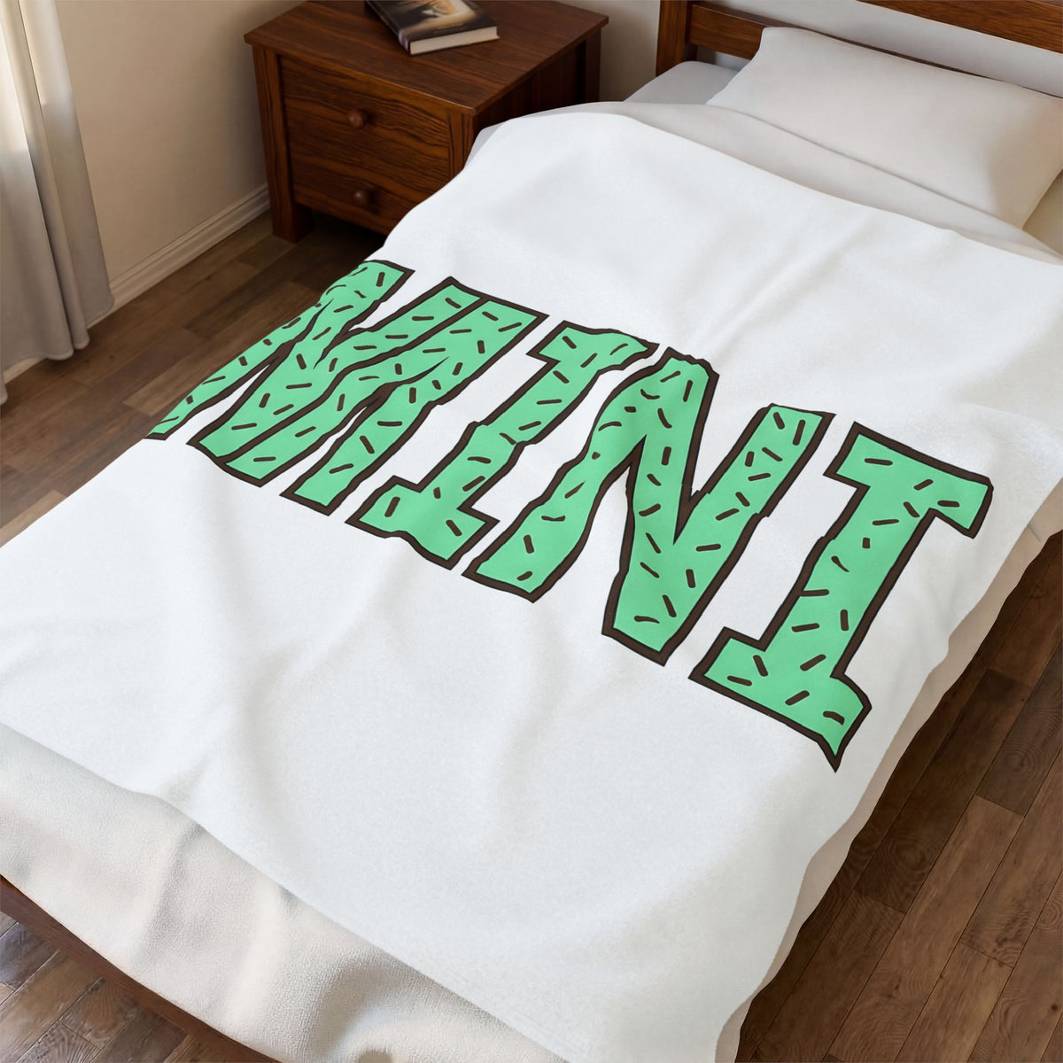 Sprinkle Motif Text Blanket Desserts Confections Gift Women Cute Blanket Sprinkle Text Blanket Dessert Fan Sprinkles Blanket Candy Graphic Hand
