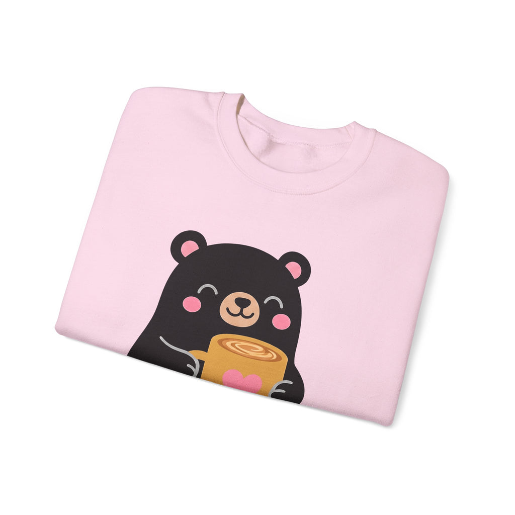 Bear Coffee Cup Coffee Animal Gift Cute Mug Coffee Fan Coffee Mug Kawaii Minimalist Sweatshirt