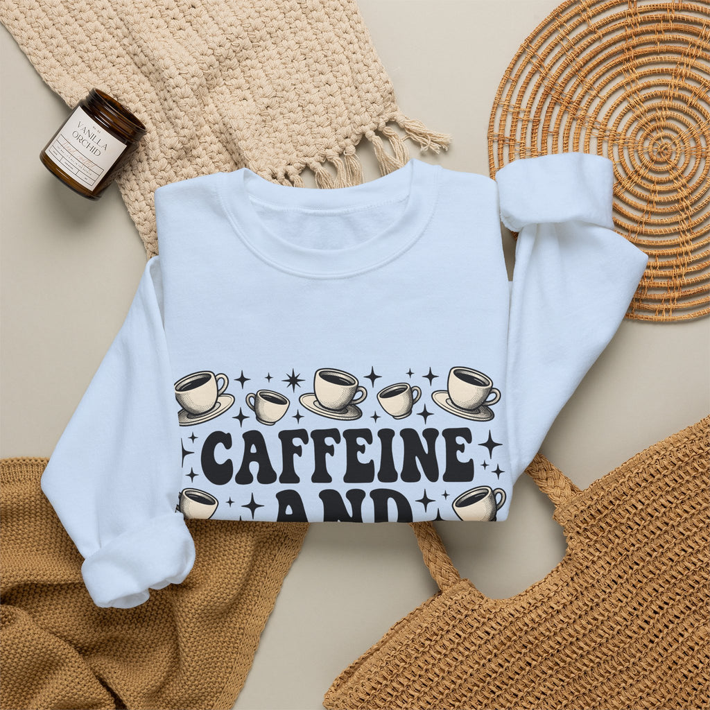 Coffee Cups Sweatshirt Mom Coffee Gift Women Bold Sweatshirt Sweatshirt Sweatshirt Mother Fan Coffee Sweatshirt Graphic Retro Stars Sweatshirt