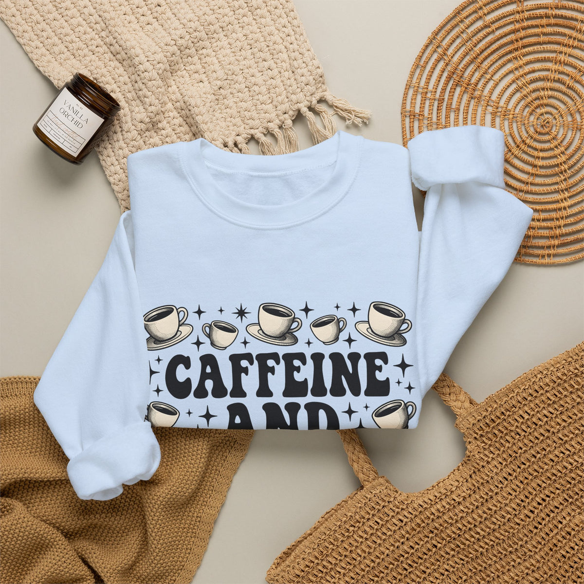 Coffee Cups Sweatshirt Mom Coffee Gift Women Bold Sweatshirt Sweatshirt Sweatshirt Mother Fan Coffee Sweatshirt Graphic Retro Stars Sweatshirt