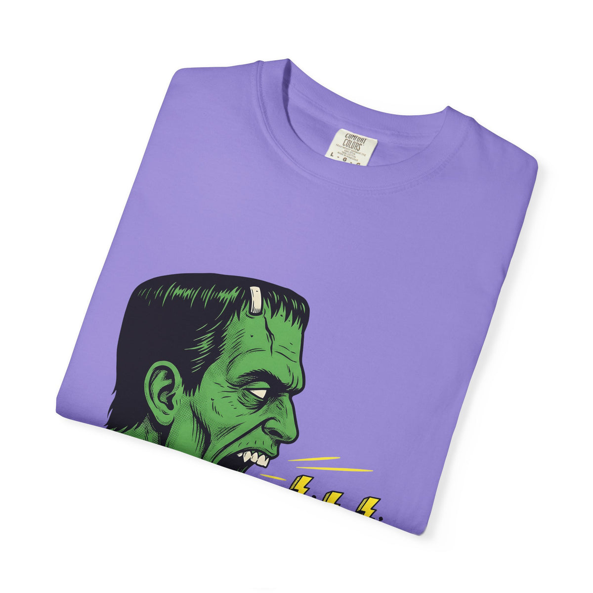 Frankenstein Creature Halloween Scary Gift Cartoon Monster Horror Fan Creepy Frightening T-Shirt