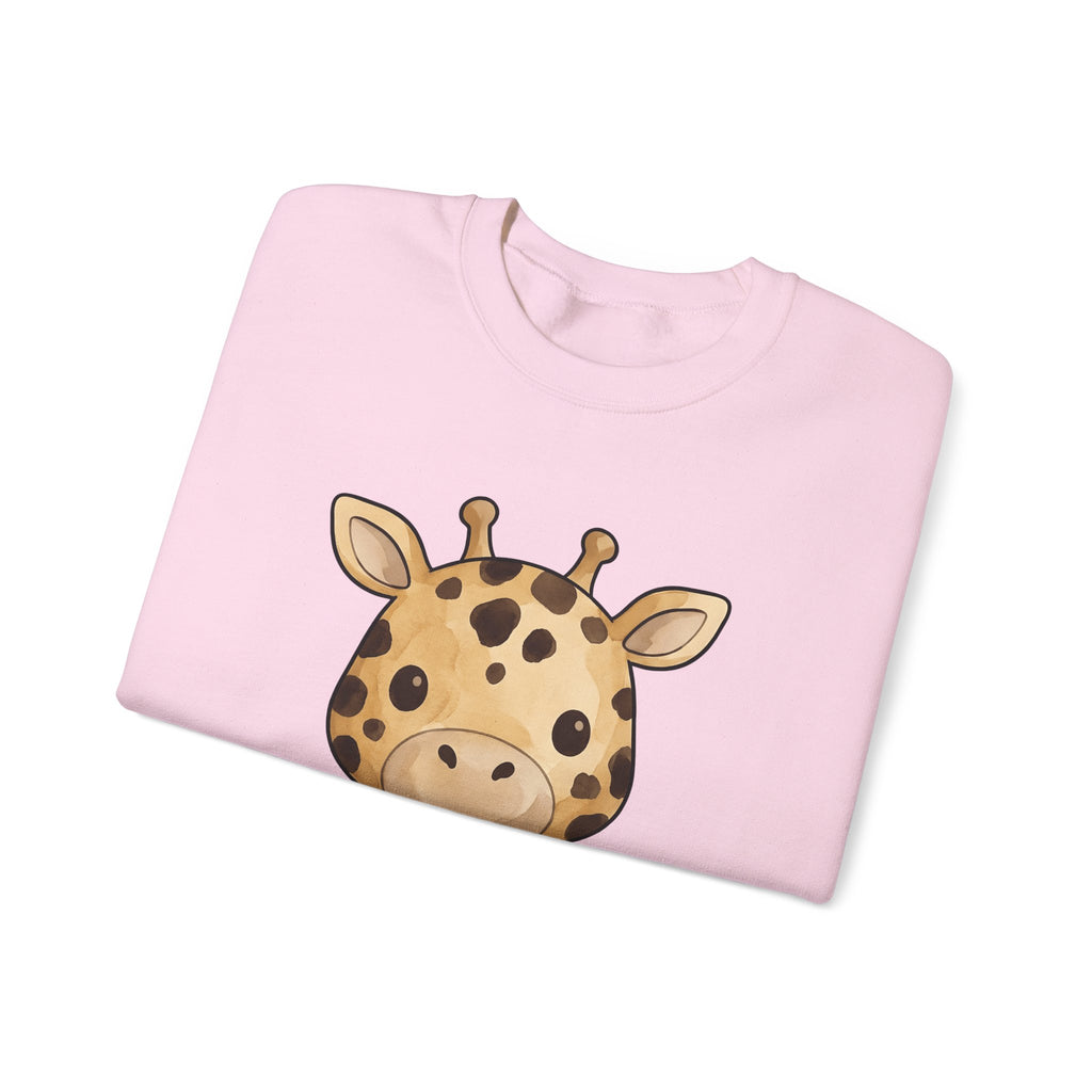 Giraffe Illustration Sweatshirt Moms Jungle Gift Women Paint Sweatshirt Giraffe Sweatshirt Mom Fan Watercolor Sweatshirt Tropical Graphic Charming Wildlife