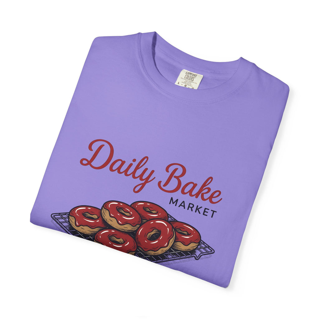 Doughnut Pile Desserts Pastry Gift Retro Donut Sweets Fan Vintage Bakery Sketch Wire Rack T-Shirt