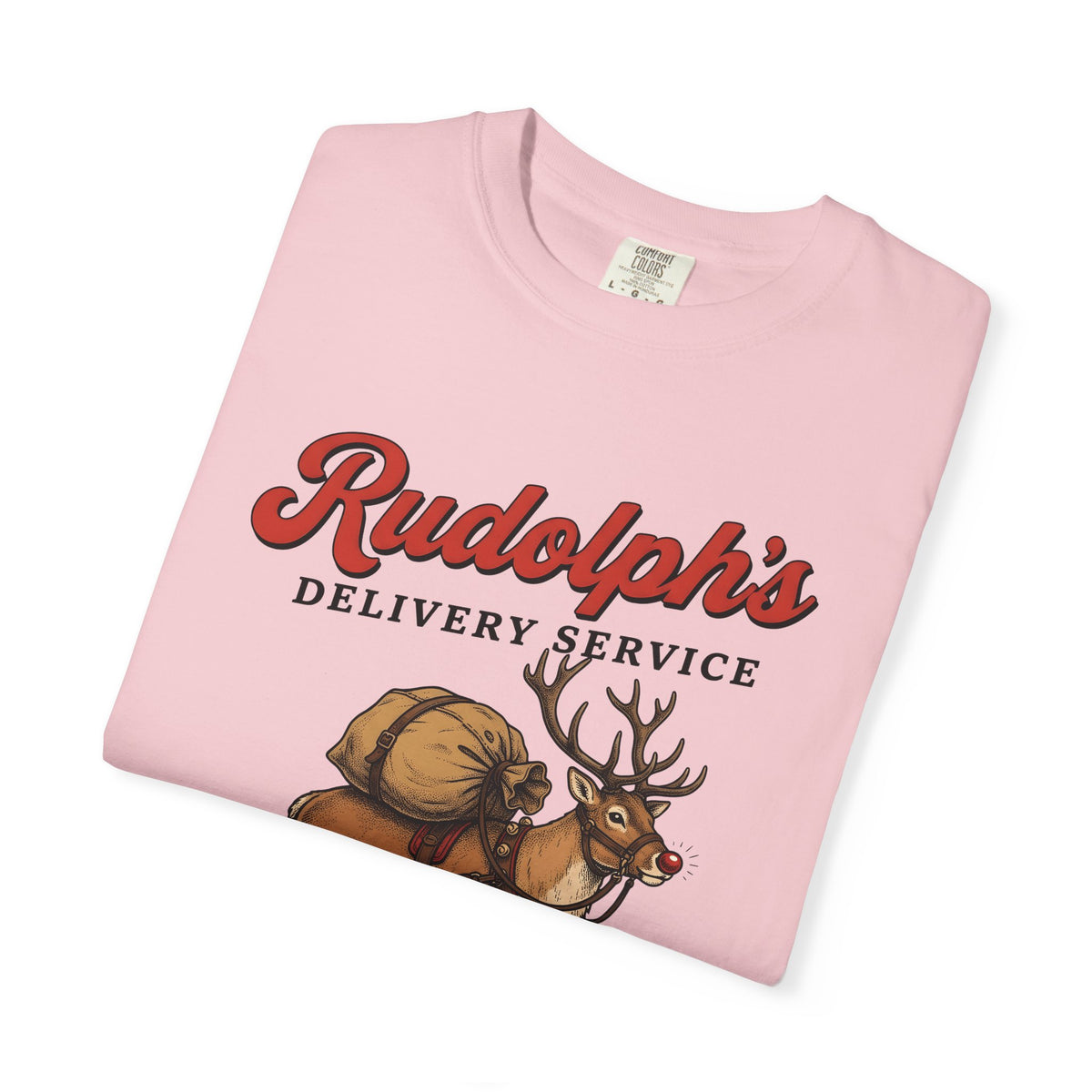 Deer Illustration T-Shirt Christmas Celebration Gift Women Retro T-Shirt Fawn T-Shirt Noel Fan Vintage T-Shirt Party Graphic Sketch Present T-Shirt