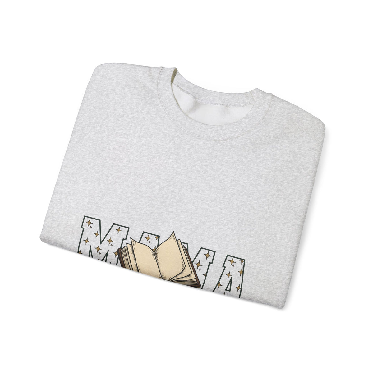 Open Book Sweatshirt Mom Novels Gift Women Cartoon Sweatshirt Booklet Sweatshirt Mother Fan Illustrated Sweatshirt Book Graphic Line Art Stars Sweatshirt
