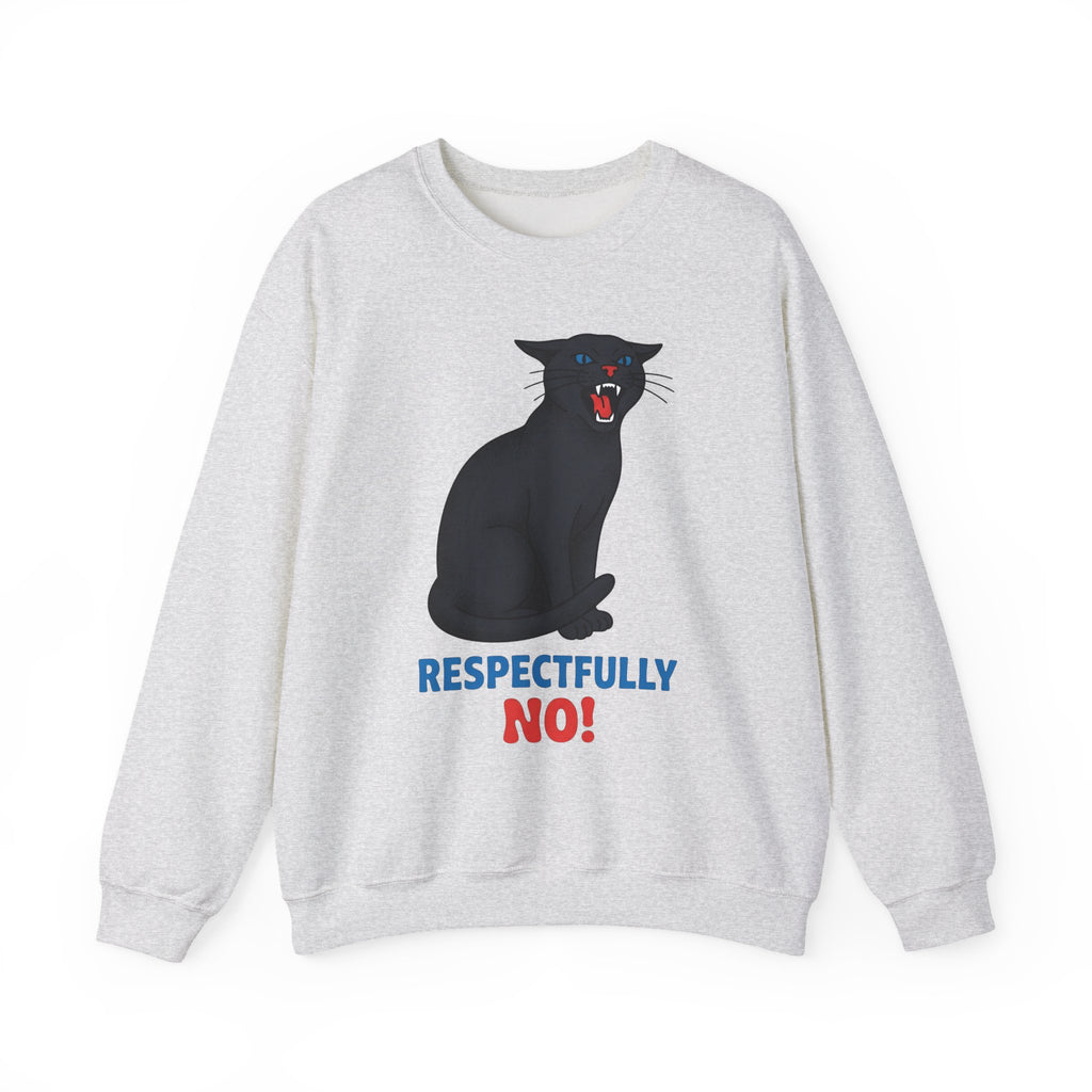 Black Cat Sweatshirt Cat Humor Gift Women Bold Graphic Sweatshirt Cat Sweatshirt Cat Fan Graphic Sweatshirt Funny Graphic Retro Fangs Sweatshirt