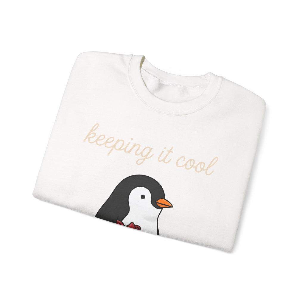 Penguin Nurse Sweatshirt Nurse Wildlife Gift Women Comic Sweatshirt Penguin Sweatshirt Nursing Enthusiast Cartoon Sweatshirt Wildlife Graphic Simple