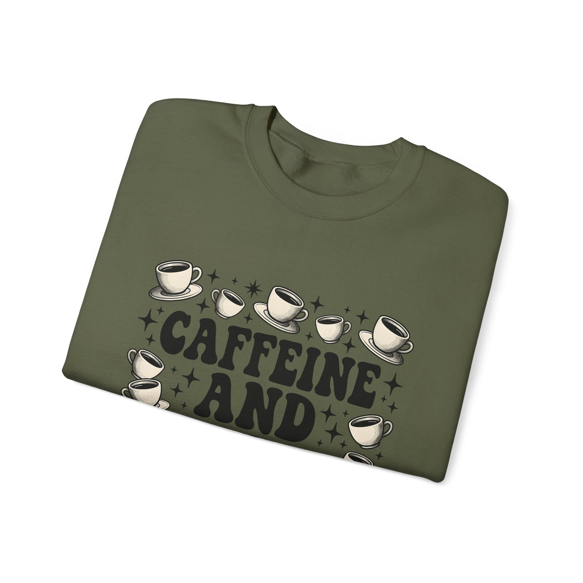 Coffee Cups Sweatshirt Mom Coffee Gift Women Bold Sweatshirt Sweatshirt Sweatshirt Mother Fan Coffee Sweatshirt Graphic Retro Stars Sweatshirt