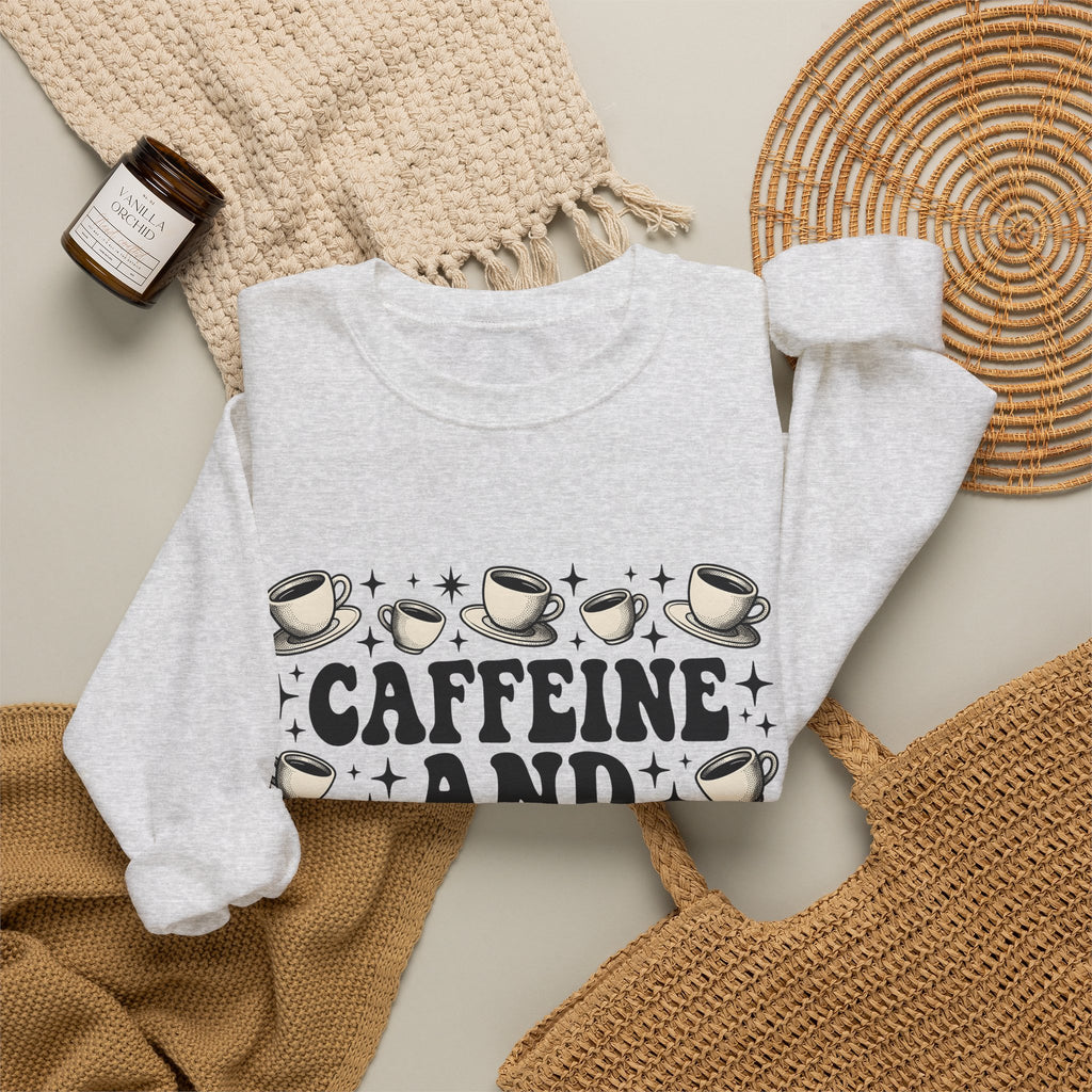 Coffee Cups Sweatshirt Mom Coffee Gift Women Bold Sweatshirt Sweatshirt Sweatshirt Mother Fan Coffee Sweatshirt Graphic Retro Stars Sweatshirt